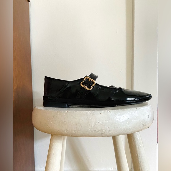 Sam Edelman Michaela Black Patent Leather Mary Jane’s Size 7 - Picture 1 of 7